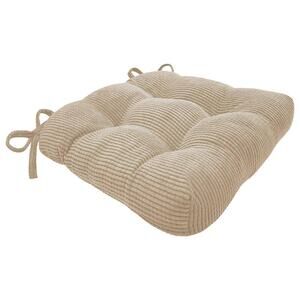 Achim Jackson Tufted Dining Cushion Set of Two Tan